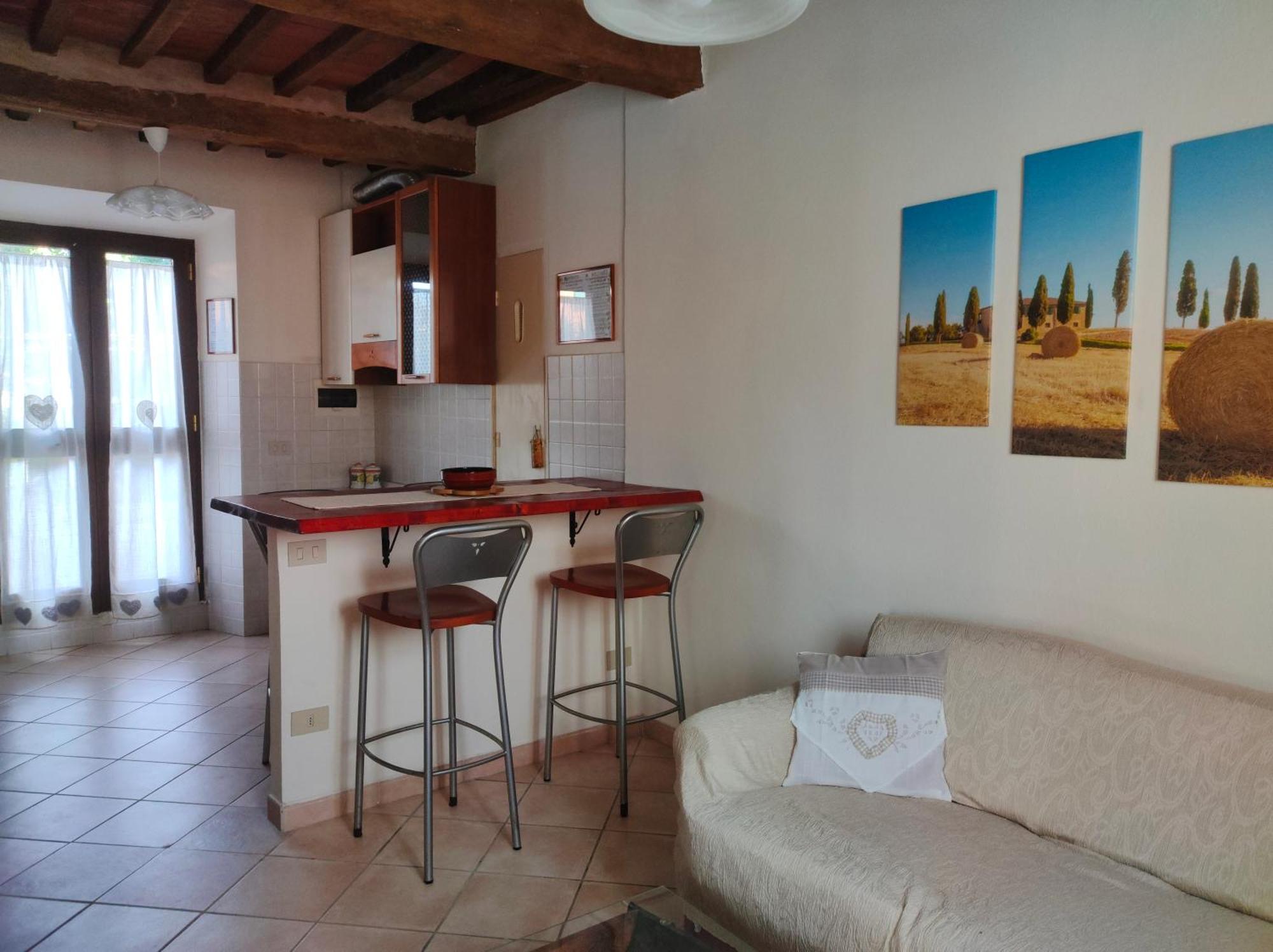 La Casina Di Colle - Appartamento Rustico Sulle Colline Di Pisa Casciana Terme Exteriér fotografie